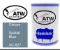 Preview: Citroen, Spatial Blue, AC-627: 500ml Lackdose, von ATW Autoteile West.